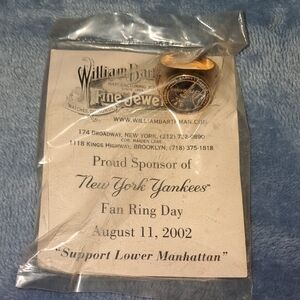 Gold New York Yankees Ring